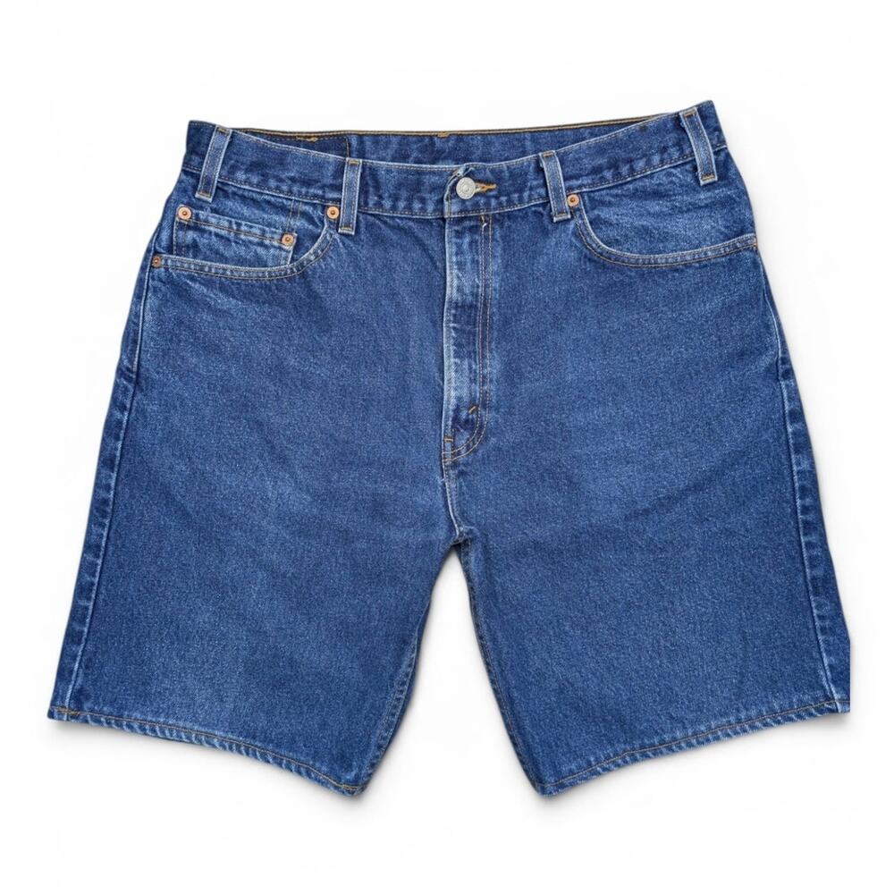 LEVI'S 505-2114 Denim Shorts Regular Fit Zip Fly 100% Cotton - Size W36